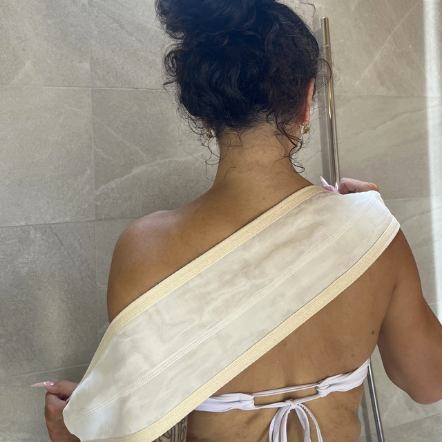 Gants exfoliants en Soie -  Dos