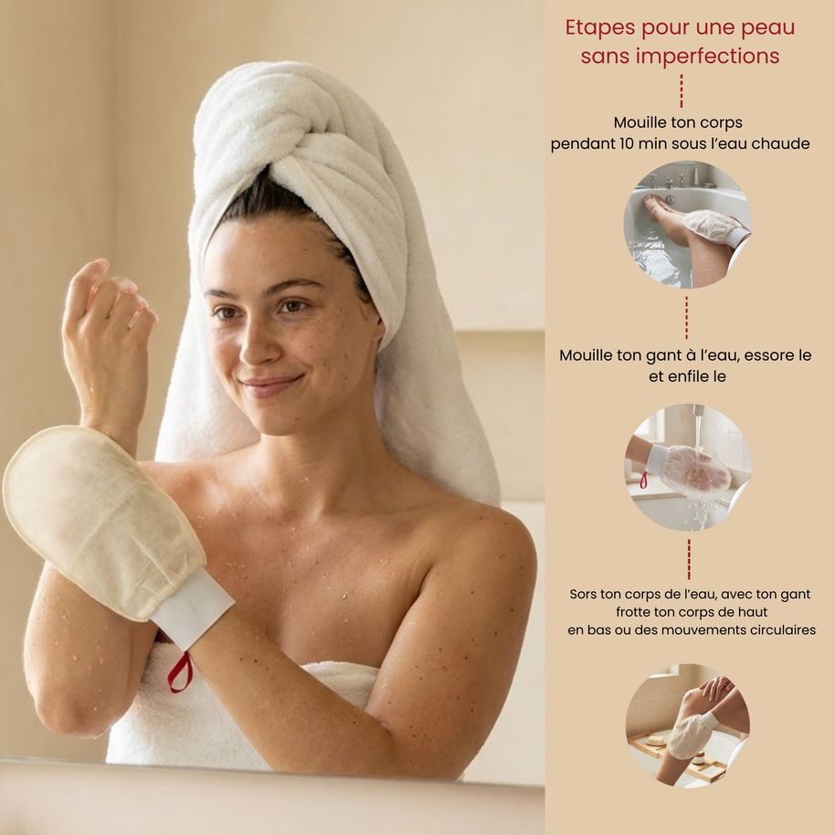 Gant Exfoliant Végane - Corps