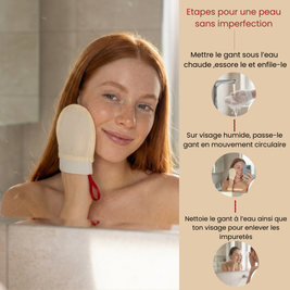 Gant Exfoliant en Soie - Visage