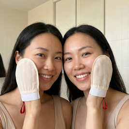 Gant Exfoliant en Soie - Visage