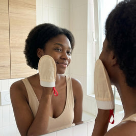 Gant Exfoliant en Soie - Visage