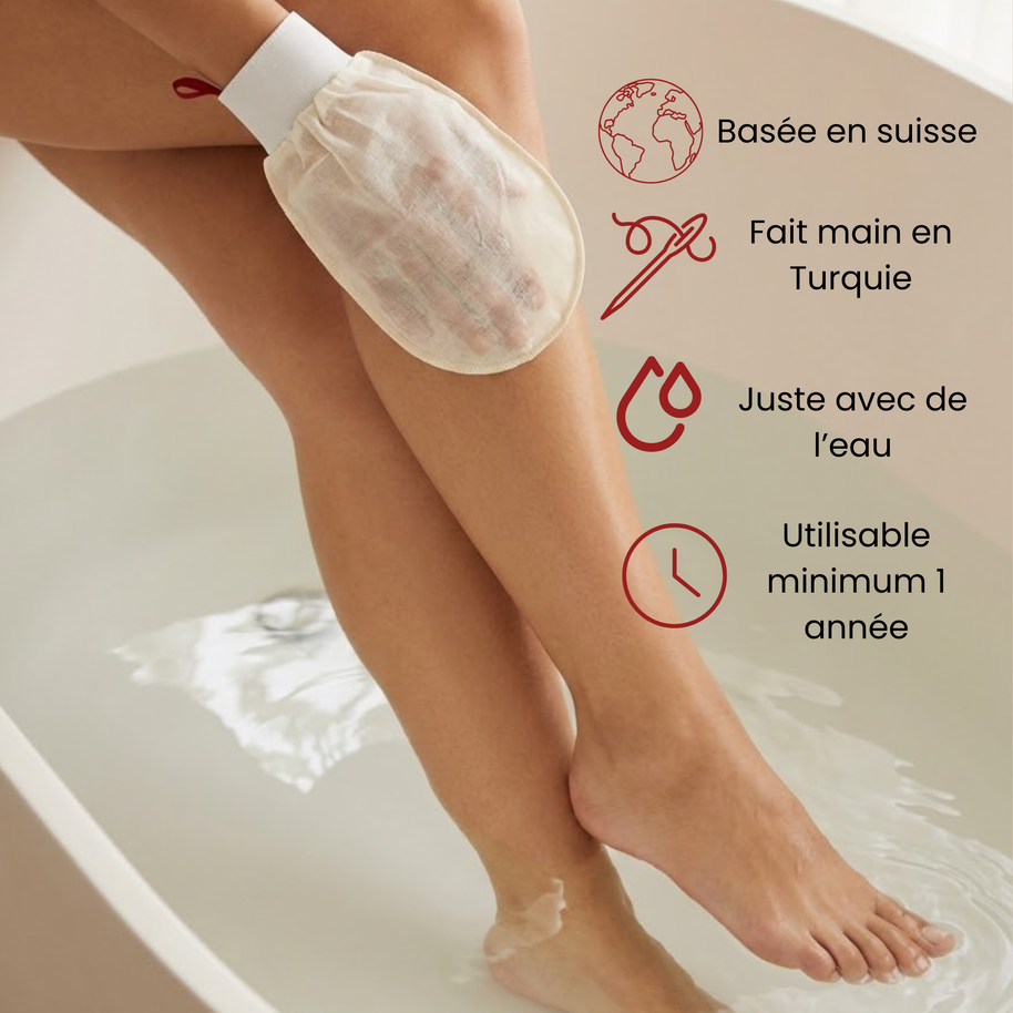 Gant Exfoliant en Soie -Corps
