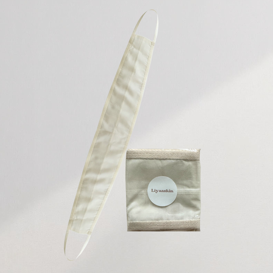 Gants exfoliants en Soie -  Dos