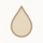 pictogramme de goutte d'eau en beige 